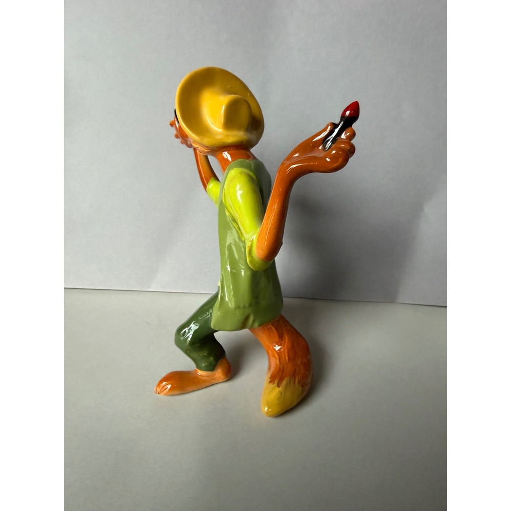 Disney Brer Fox Ceramic Figurine Song of the South Japan Walt Disney Prod - Picture 3 of 8